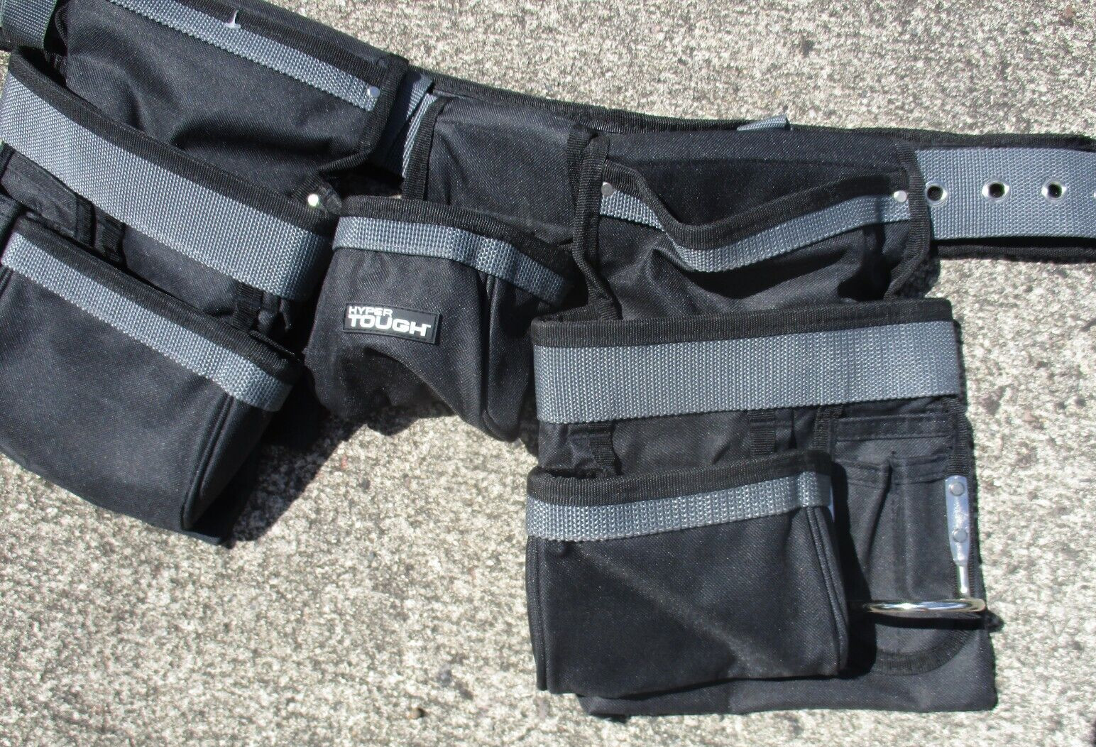 NEW ADJUSTABLE TOOL RIG BELT CARPENTER ELECTRICIAN FRAMERS Fits up to 54in waist