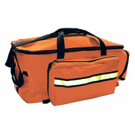 Emi 826 Trauma Response Bag, Nylon, 24 In L, 10 In W, Orange