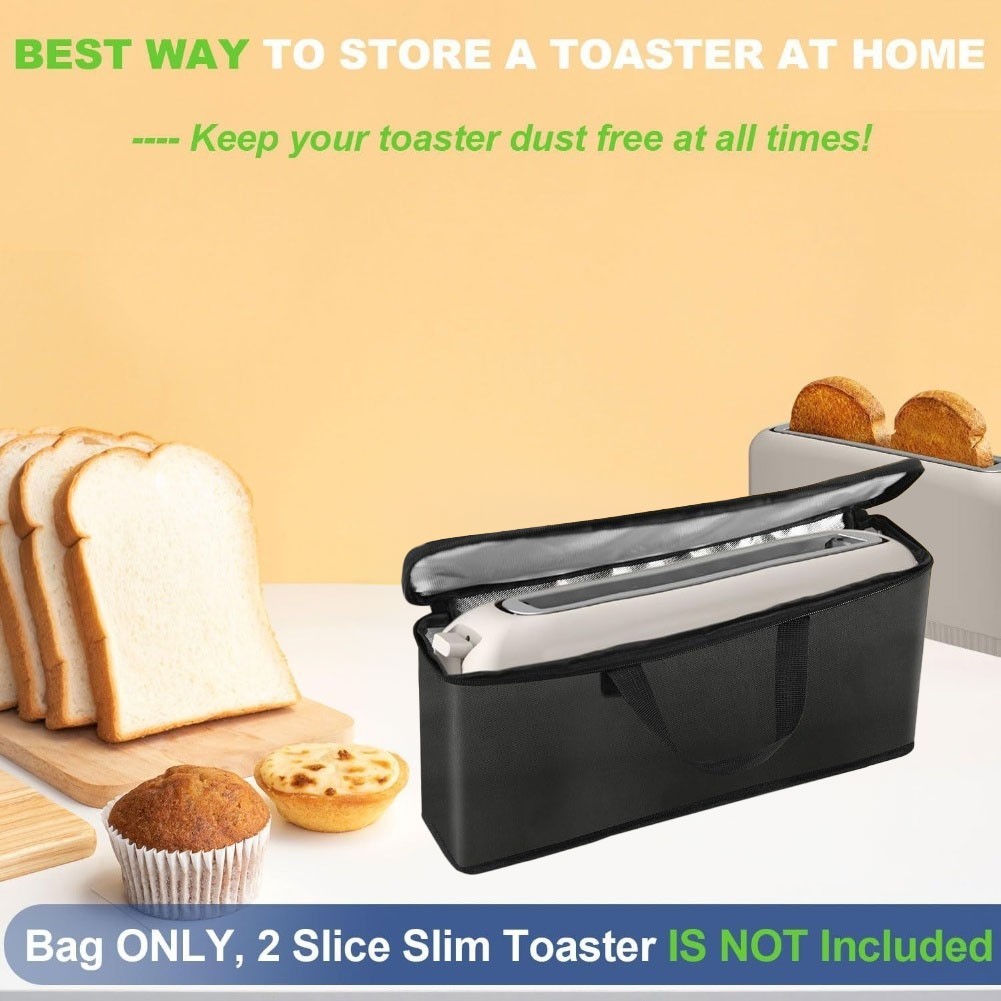 Compact Storage Bag for Bella 2 Slice Toaster Water Resistant Oxford Fabric