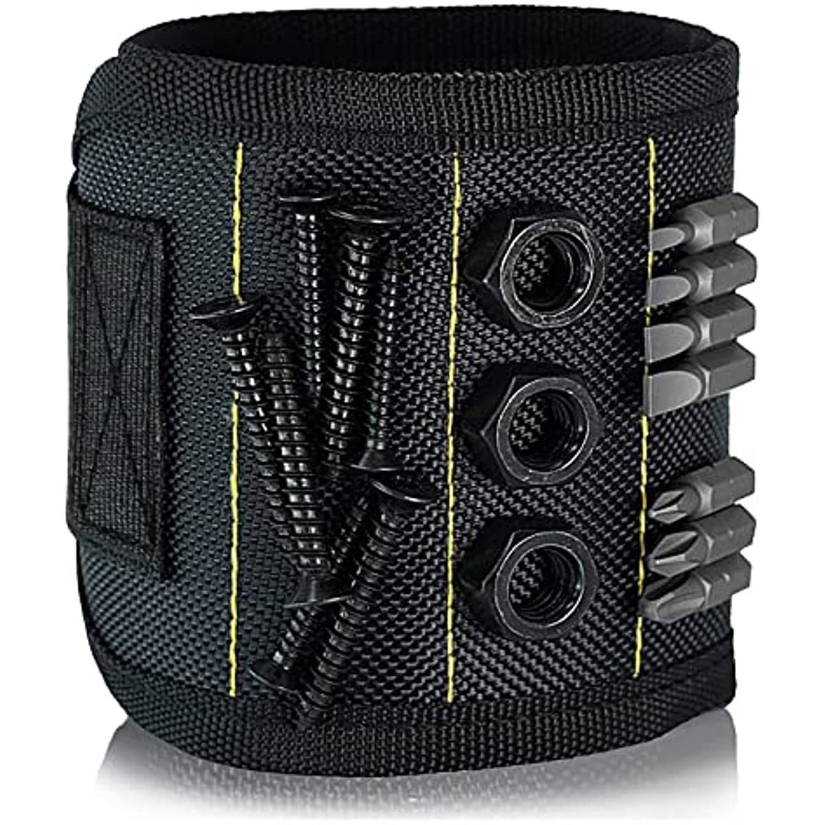Magnetic Wristband Tool Holder For Screws Nails Drill Bits Wrist Strap