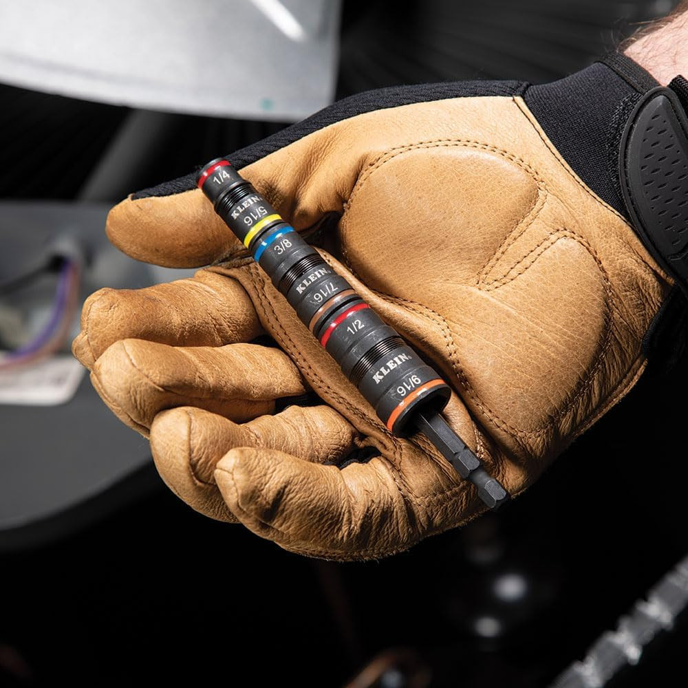 Klein Extreme Tool Backpack with 7-in-1 Impact Flip Socket Set & Padded Straps