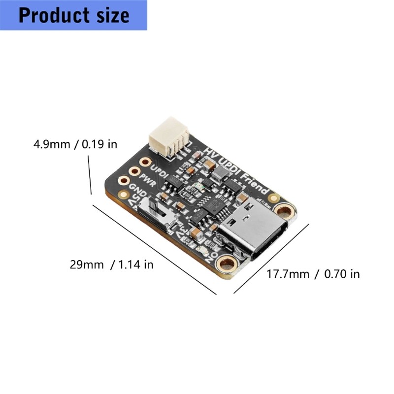 Thin UPDI Programmer Tool For Small Circuits Preassembled Construction