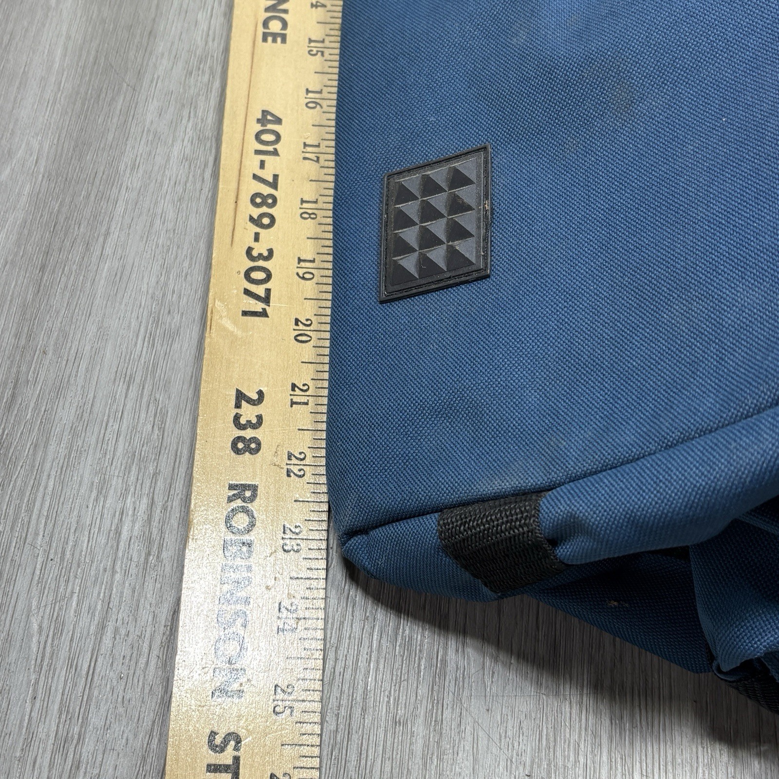 Ryobi Tool Bag 22x14x12 ” Large Blue Zippered Canvas Tool Bag Carry Storage Case