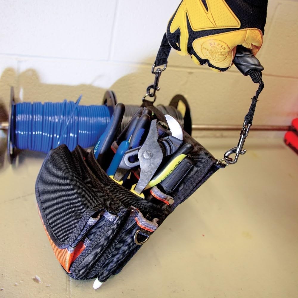 Tradesman Pro 9-Pocket Tool Pouch with Reinforced Bottom for Ultimate Durability