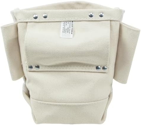 Klein Tools 5416TSR Tool Bag, Bolt Bag with Bull Pin Loops and Drain Holes, Stur