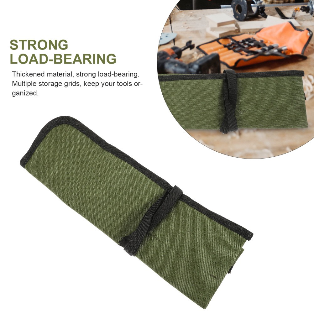 2 Count Tool Roll Bag Organizer Folding Storage Hardware Mechanic