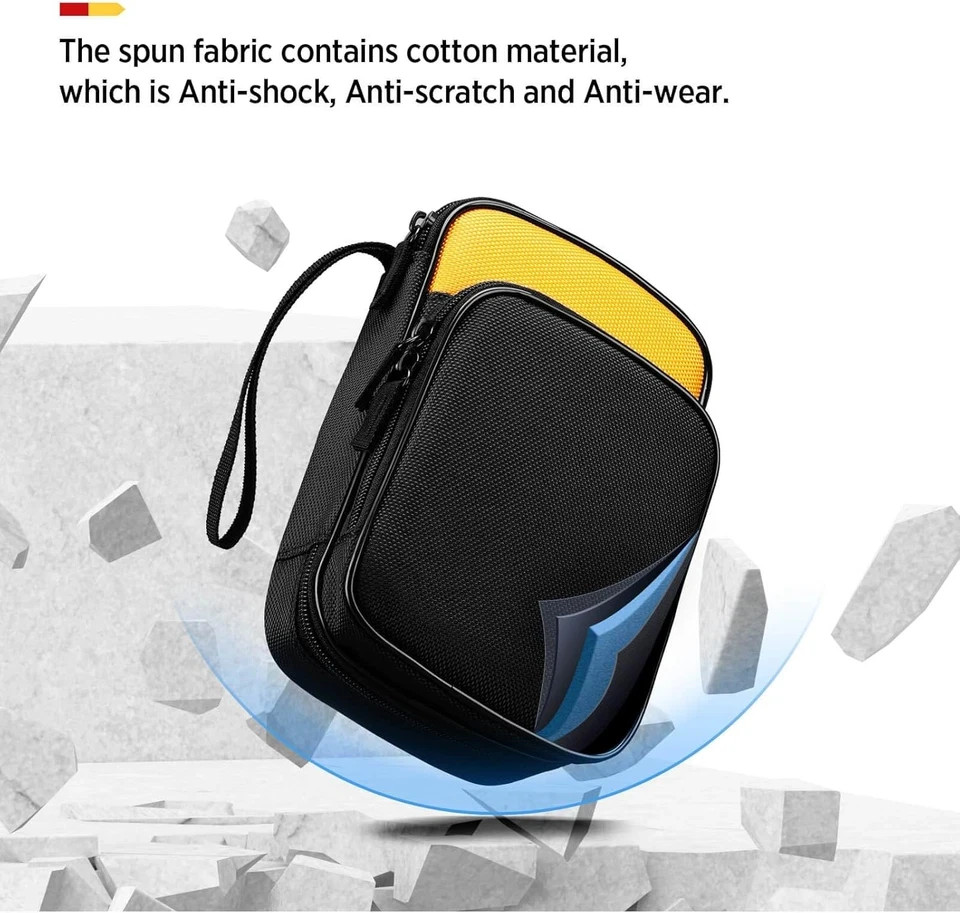 Kingsung Zippered Soft Tool Carrying Case for Fluke 117/116/115/114/113 Digital