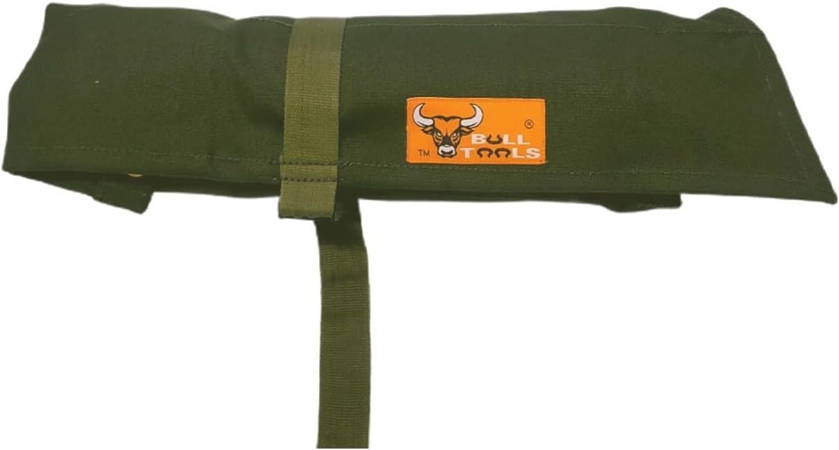 Heavy-Duty 16 Pocket Wrench Roll Organizer – Crafted in Durable Cotton Canvas