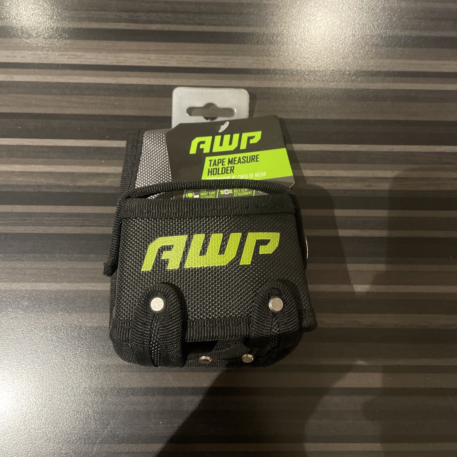 AWP Tape Measure Holder Pouch Belt Clip Rugged Construction New