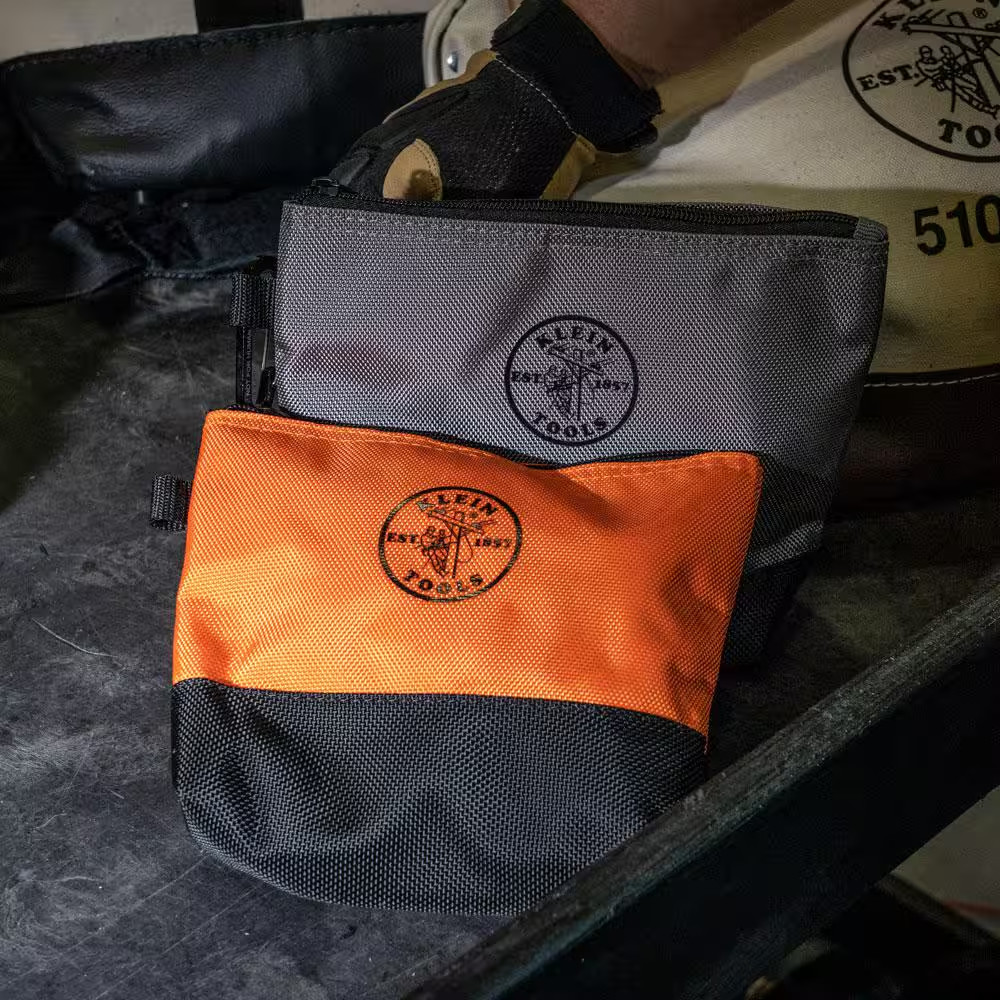 9 In. Stand-Up Zipper Tool Bag (2-Pack) Free Shipping New
