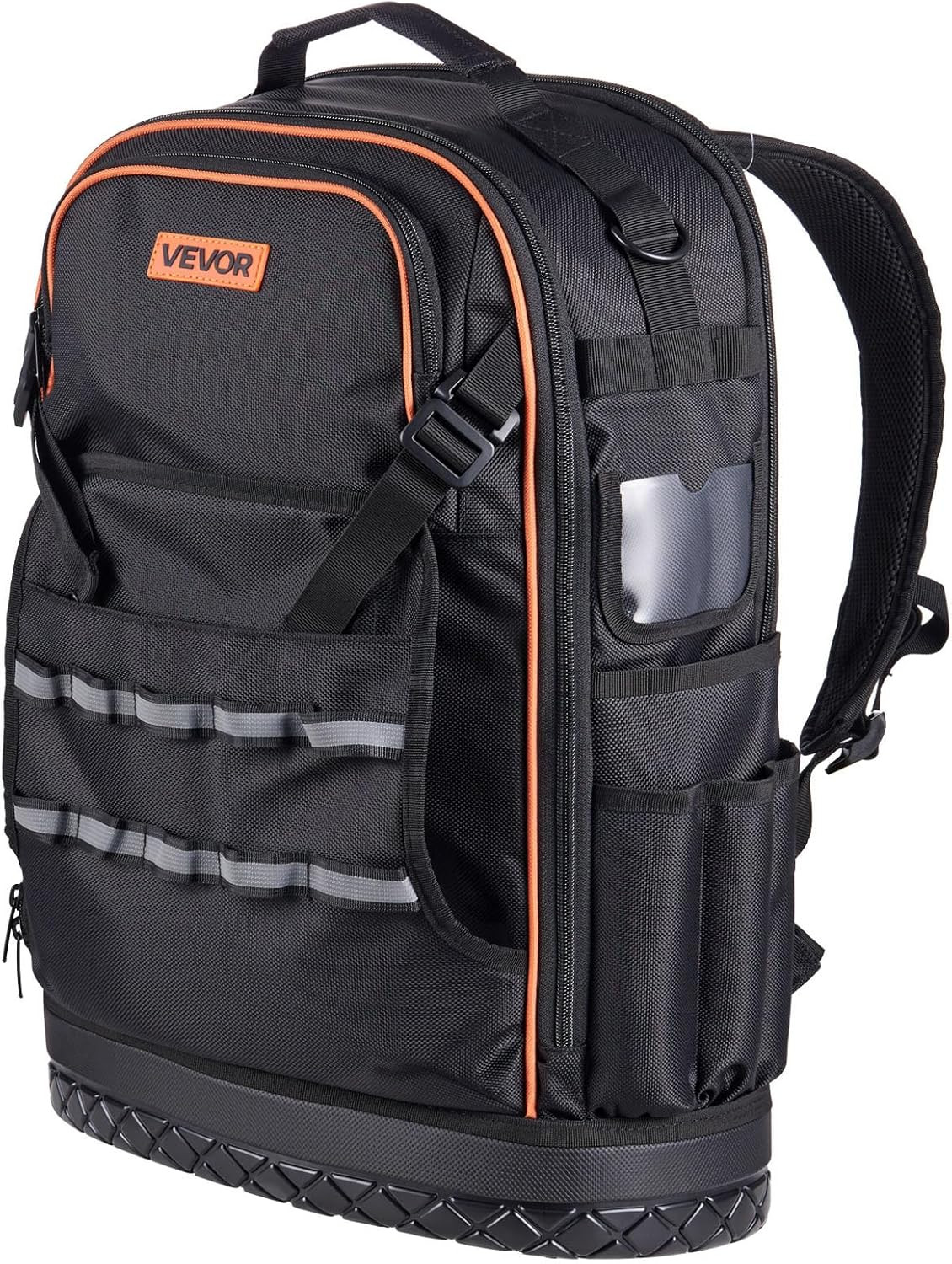 Tool Backpack, 65 Pockets, Heavy-Duty Tools Storage Organizer Work Bags Backpack