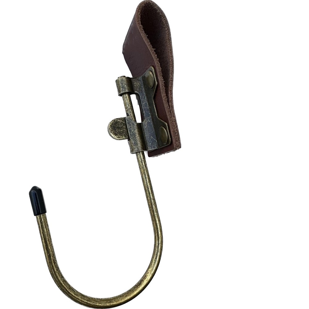 2X Leather Metal Float Tool Hook Trowel Hanger Drill Carrier for Belt Carry