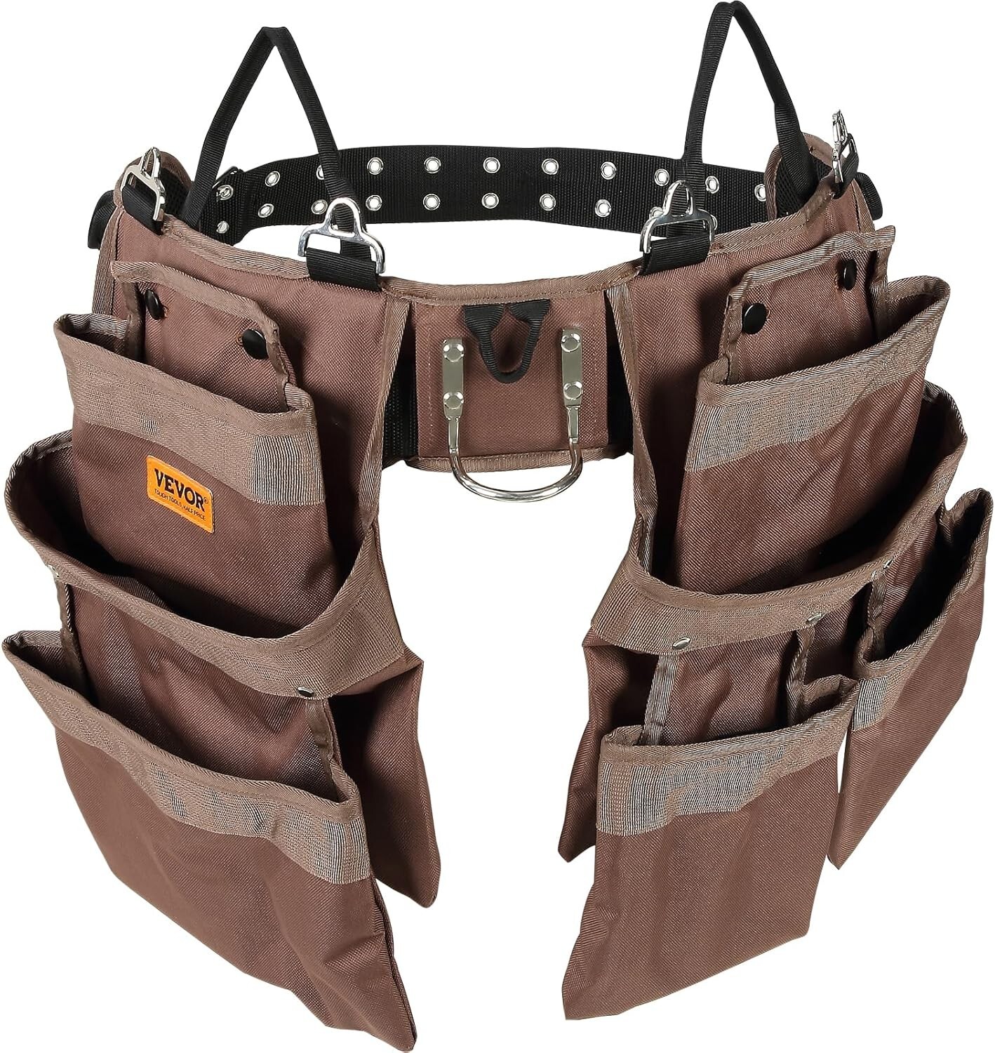 VEVOR Tool Belt Adjusts from 32 Inches to 54 Inches Heavy Duty Tool Pouch Bag