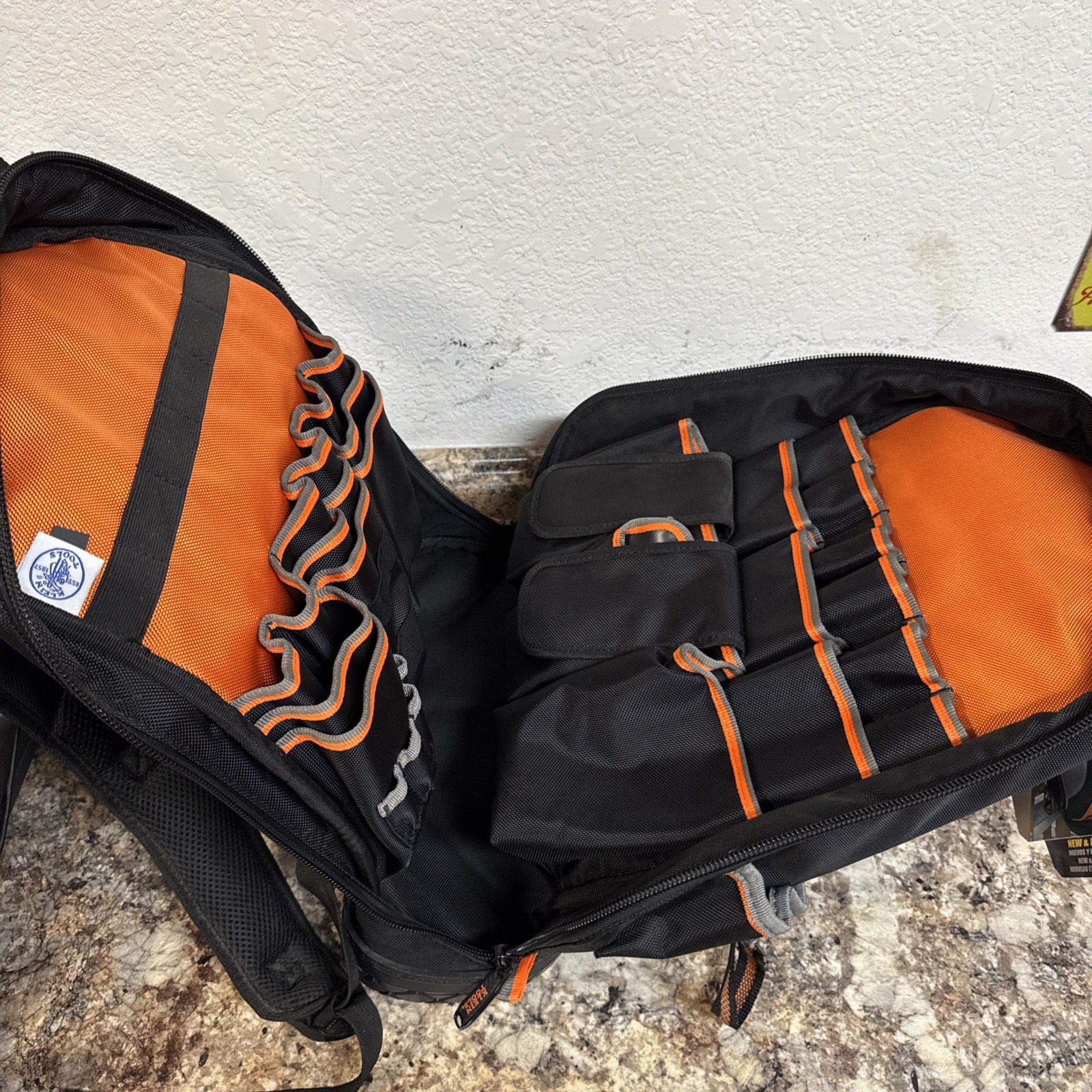 55421BP-14 Tool Backpack, Heavy Duty Tradesman Pro Tool Organizer, 39 pockets