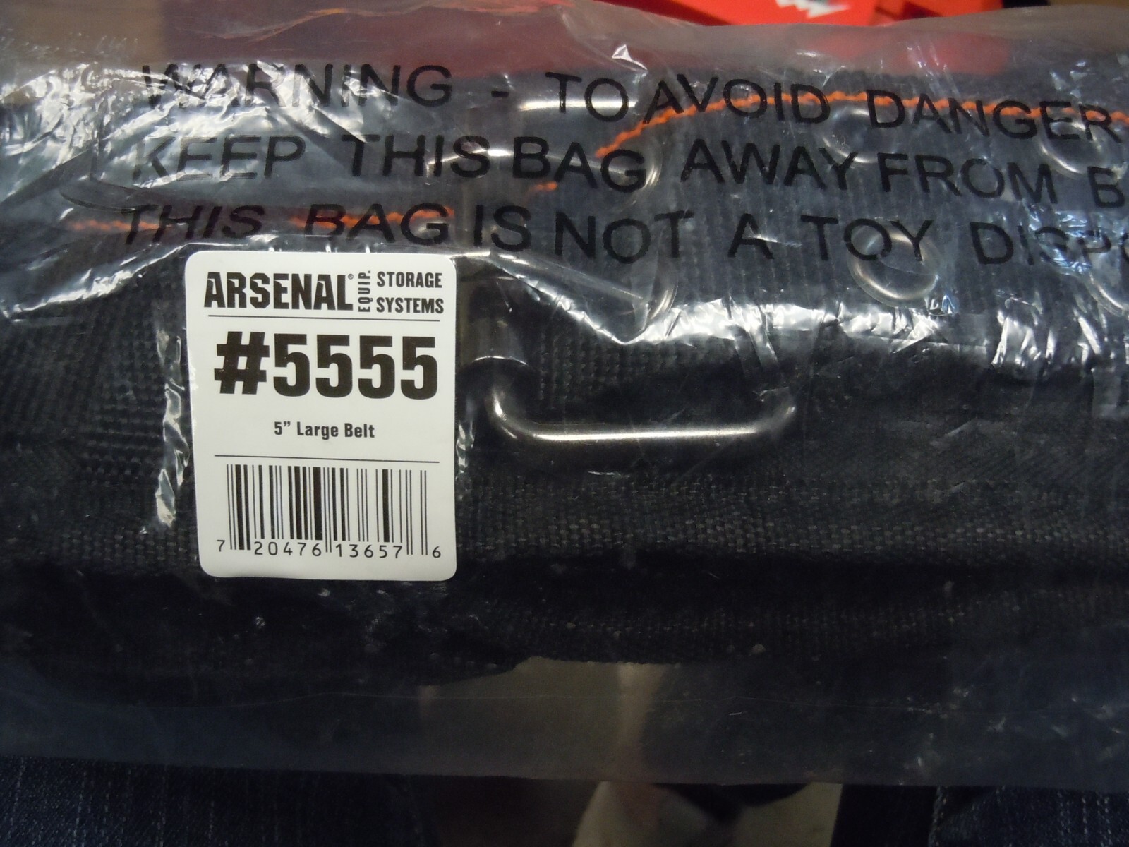 Arsenal 5 In. Padded Base Layer Work Belt Holster In Black, Large
