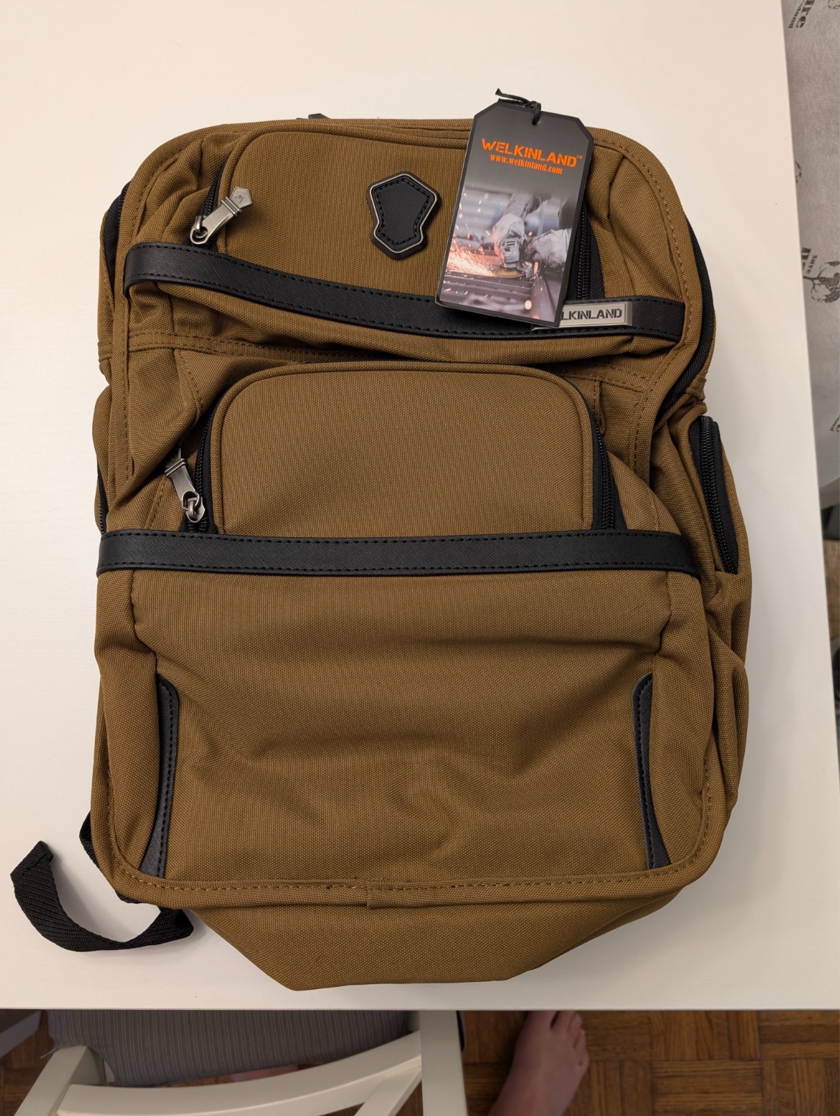 WELKINLAND 24H tools and laptop backpack – 28L – 17 Pockets PERFECT FOR TRADES!!