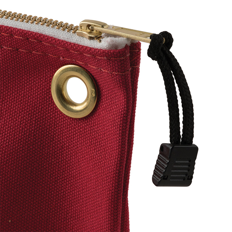 Klein Tools 5539LRED Canvas Bag with Zipper, Large Red