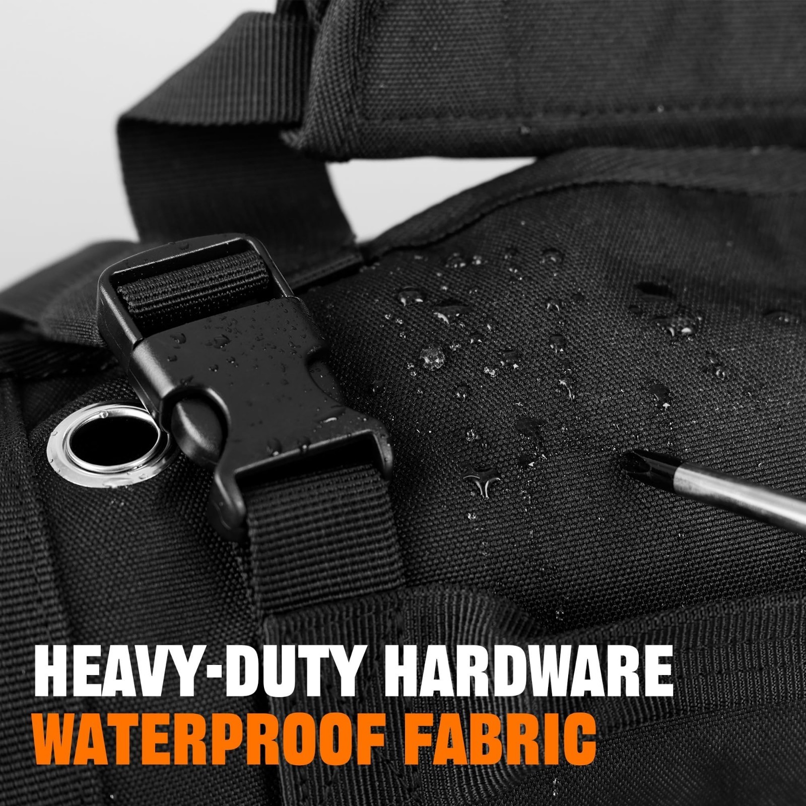 Heavy Duty Portable Tool Bag – Foldable Roll Up Organizer with 5 Compartments &