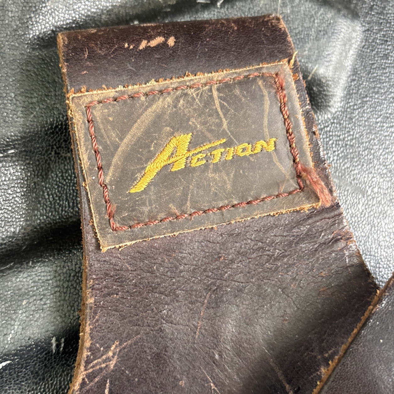 Action DeWalt Brown Leather Drill Holster Tool Belt- CC-411-DW Vintage Mexico