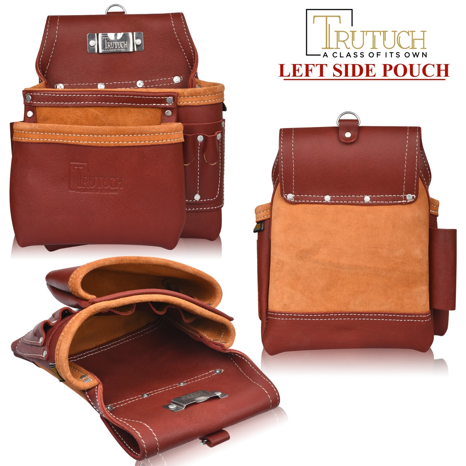 Leather Tool Belt | Carpenter Tool Pouch | Framers Tool Belt | Handyman Belt