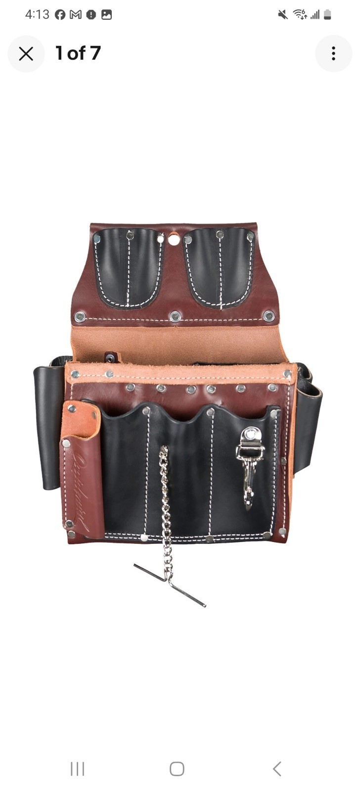 Occidental Leather Electrician’s Tool Case – Right Hand – 25 Multicolor