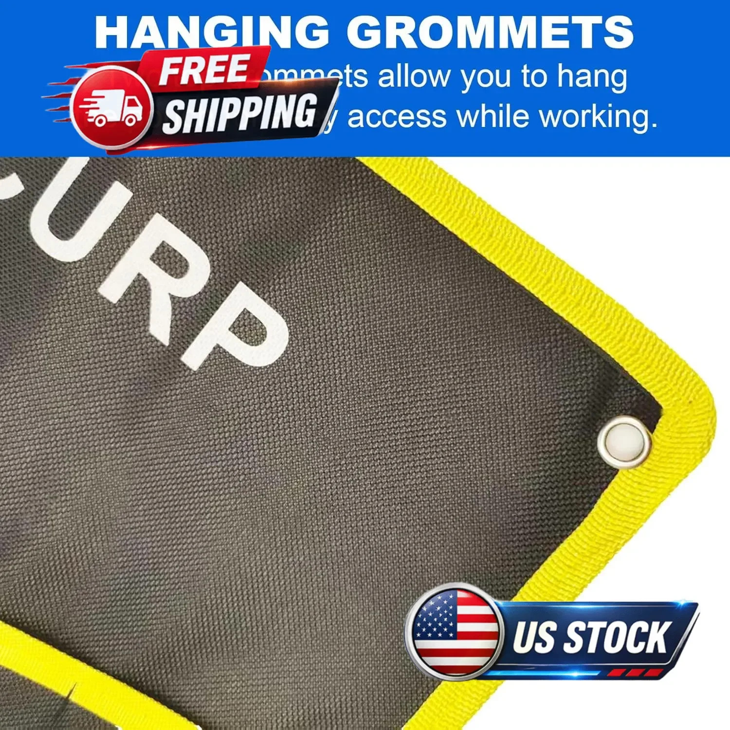 1 Pack Wrench Roll up Pouch Wrench Set Roll Organizer 13 Pocket Slot Canvas Tool