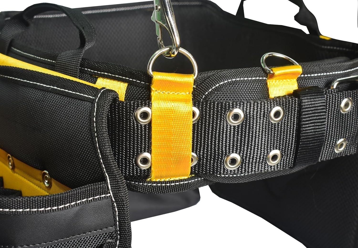 Heavy-Duty 7-Piece Tool Belt Rig: Ideal for Carpenters, Electricians & More