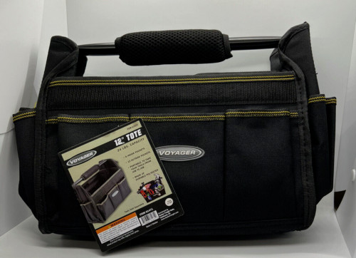 Tool Bag Open Top Tote 12 inch Storage Organizer W/ Handle 18 pockets Riggers