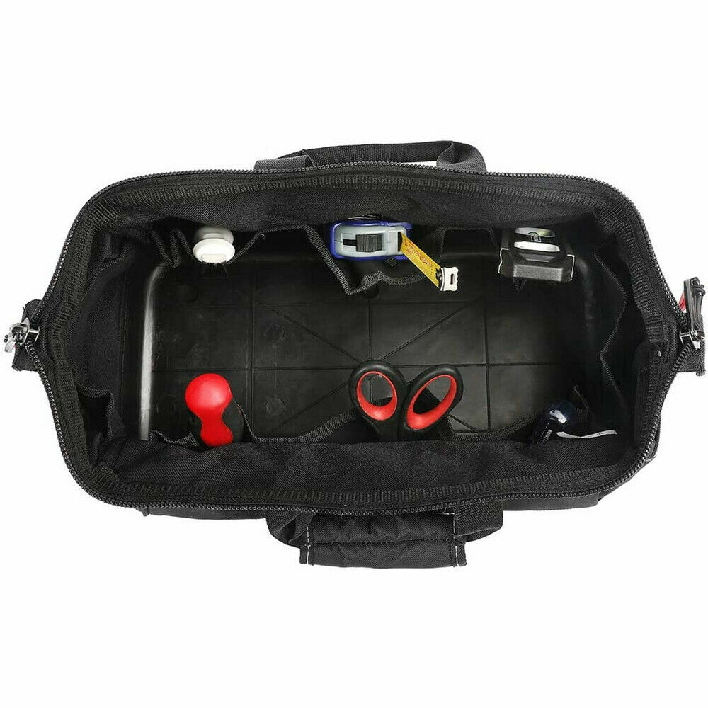 WORKPRO 16”/18″ Durable Tool Bag Wide Mouth Waterproof Heavy Duty Tool Storage