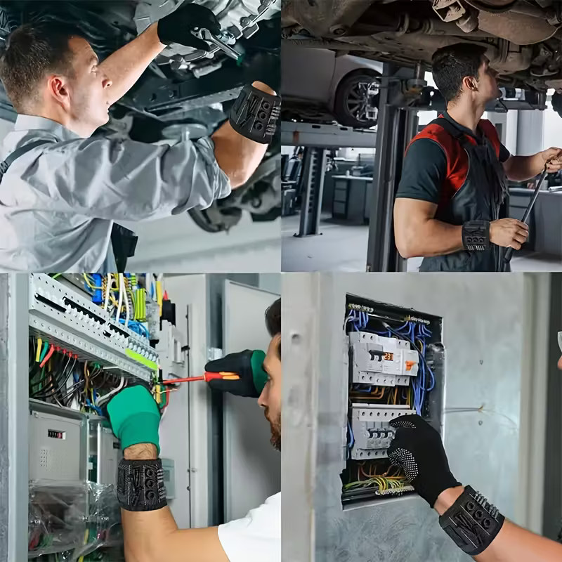 Multi-Purpose Magnetic Wristband for Tools – Ideal for Handyman & DIY Projects