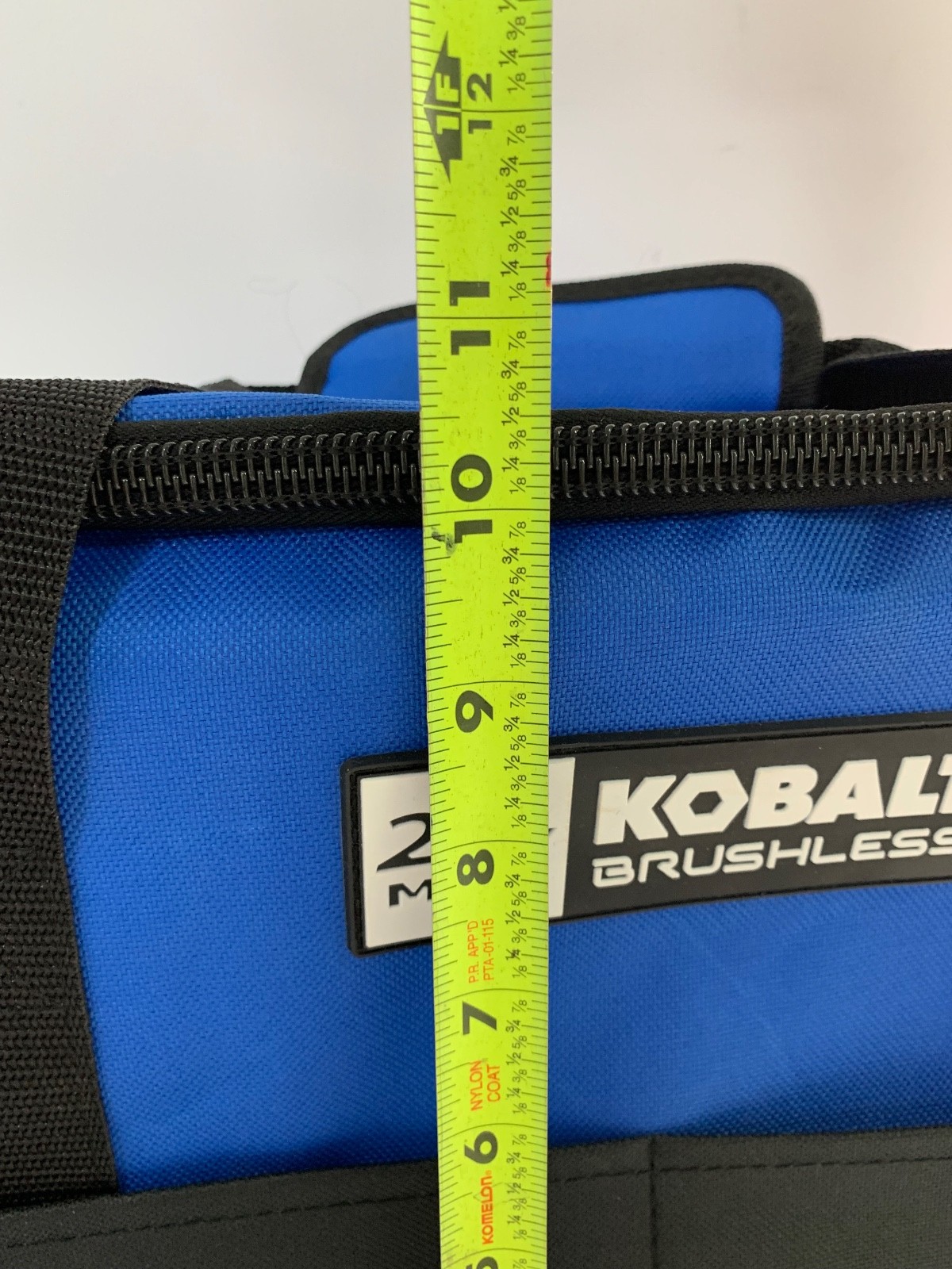 Genuine Kobalt Blue Black Polyester 18.5-inch Heavy Duty Tool Bag