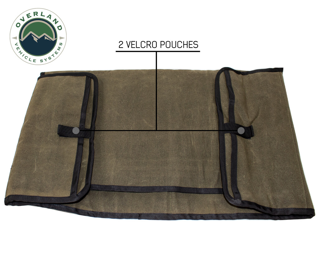 Rolled Bag General Tools With Handle And Straps – #16 Waxed Canvas
