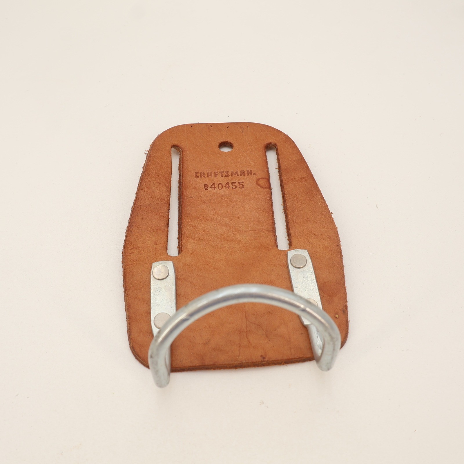 Craftsman 940455 Leather Hammer Loop Tool Belt Holder Brown Made in Mexico