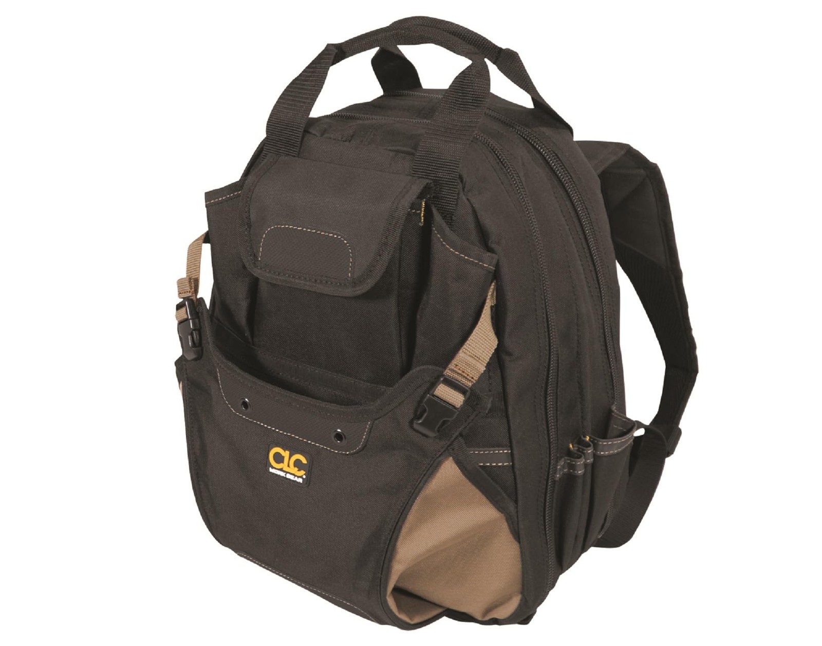 Heavy Duty Tool Backpack With 44 Pockets Dual Handles And Back Support