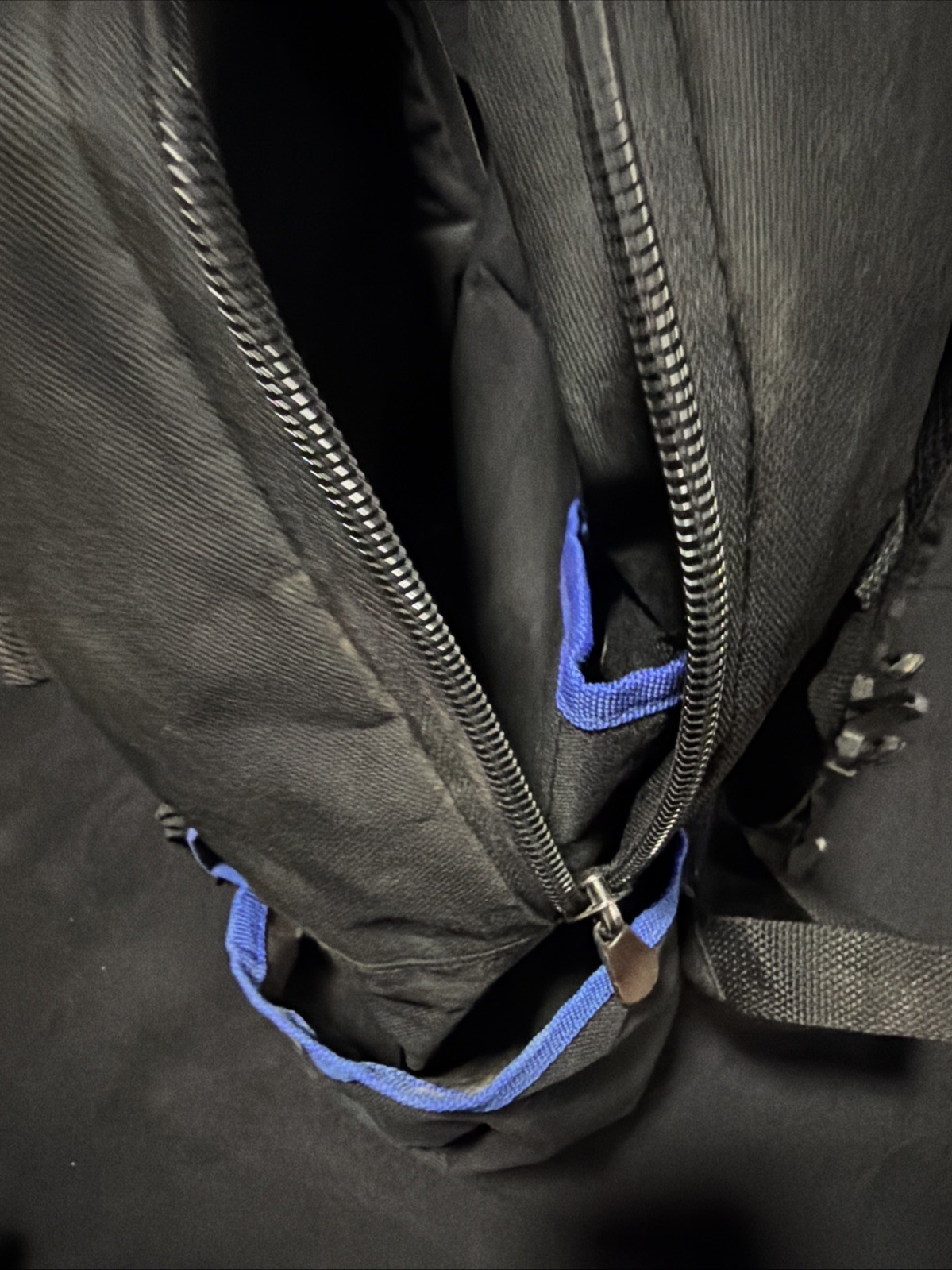Carlyle Tools by Napa Tool Backpack Hard Bottom, Black/Blue with Tool Insert