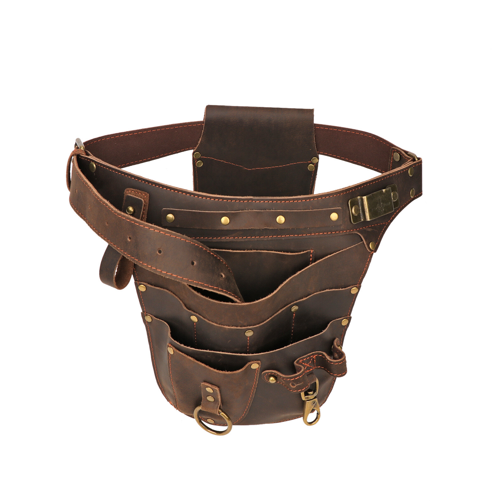 Leather Gardener Tools Belt Pouch Pruner Plier Holster Fruit Picking Hanging Bag