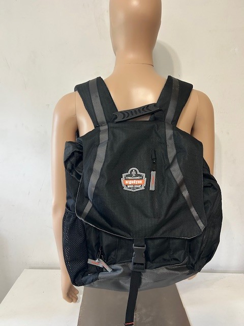 Ergodyne Gear+Tool Backpack 15″ Standard General Duty Polyester Material, Black
