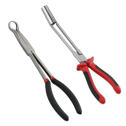 2PCS Sleeve & Round Spark Plug Tools Kit,Multi-functional Spark Plug Boot