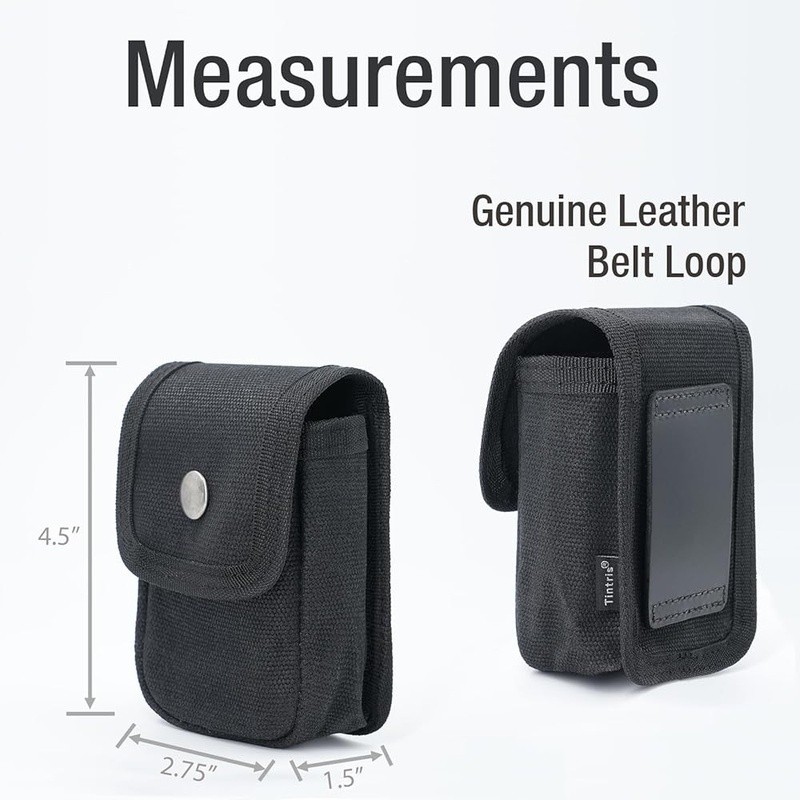 Small EDC Belt Pouch Waxed Canvas Utility Holster Tools Knives Camping New