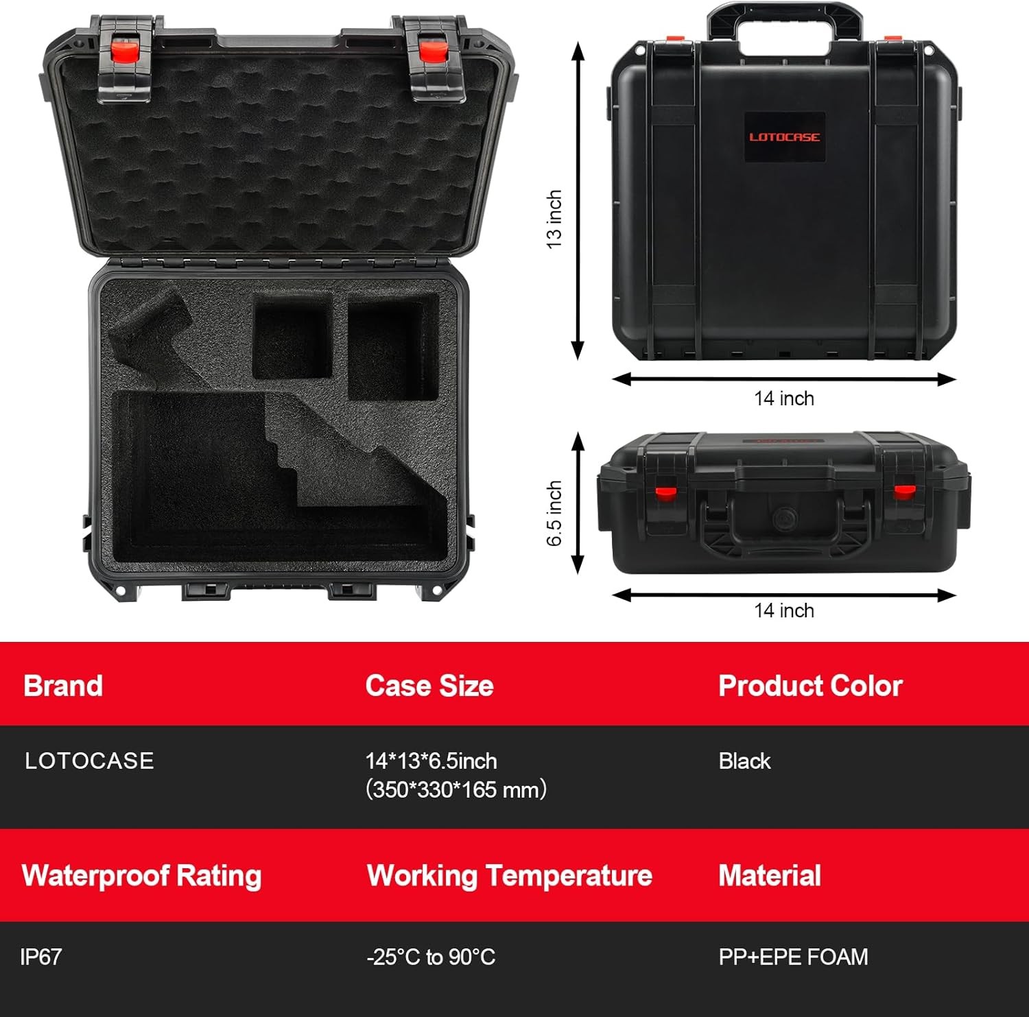 Milwaukee M18 Fuel Hackzall Saw 2719-20/2625-20 Case & Battery Charger Bag