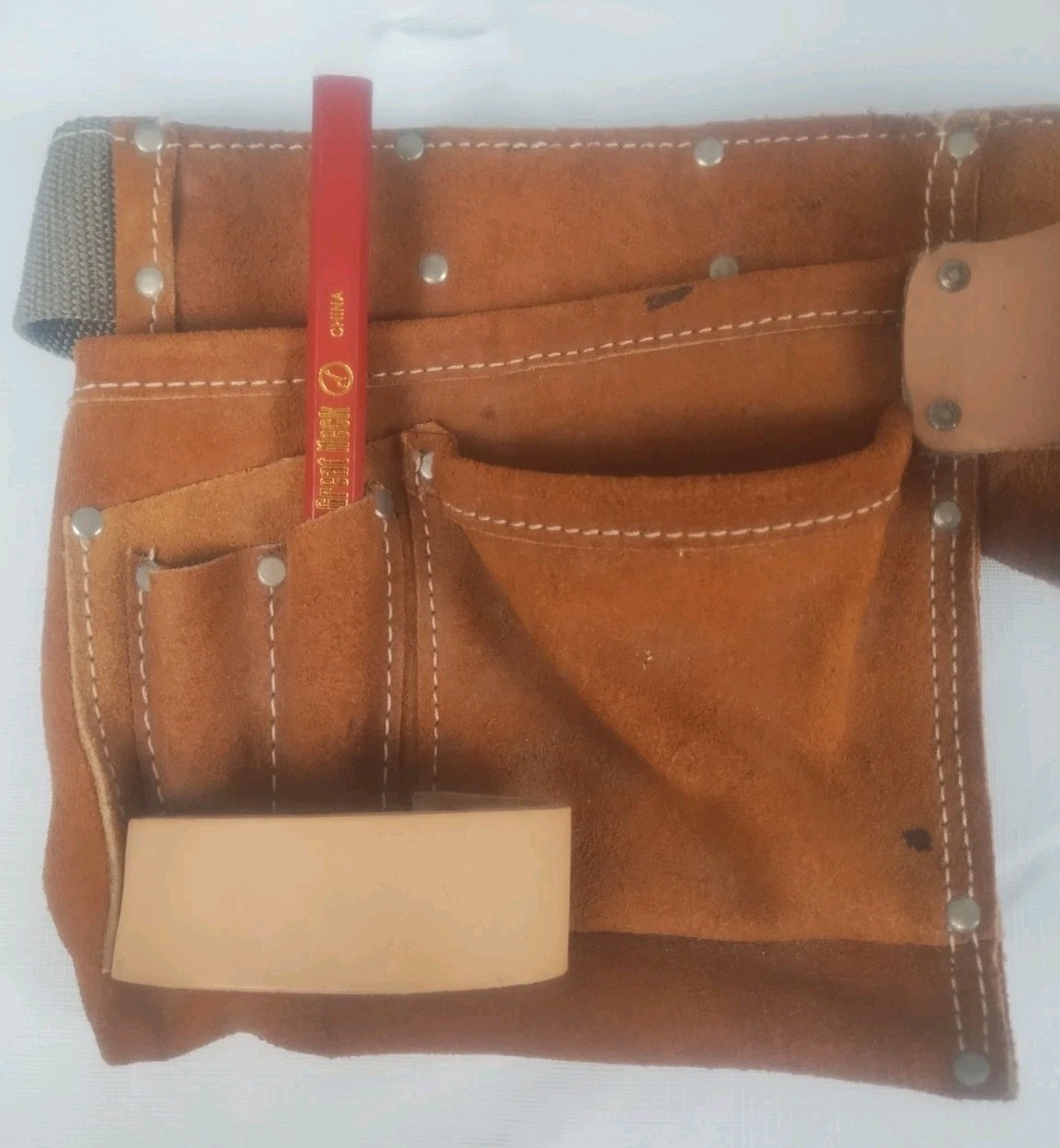 Companion Leather Belt Brown Multi Tool Belt Construction Handyman Adjustable