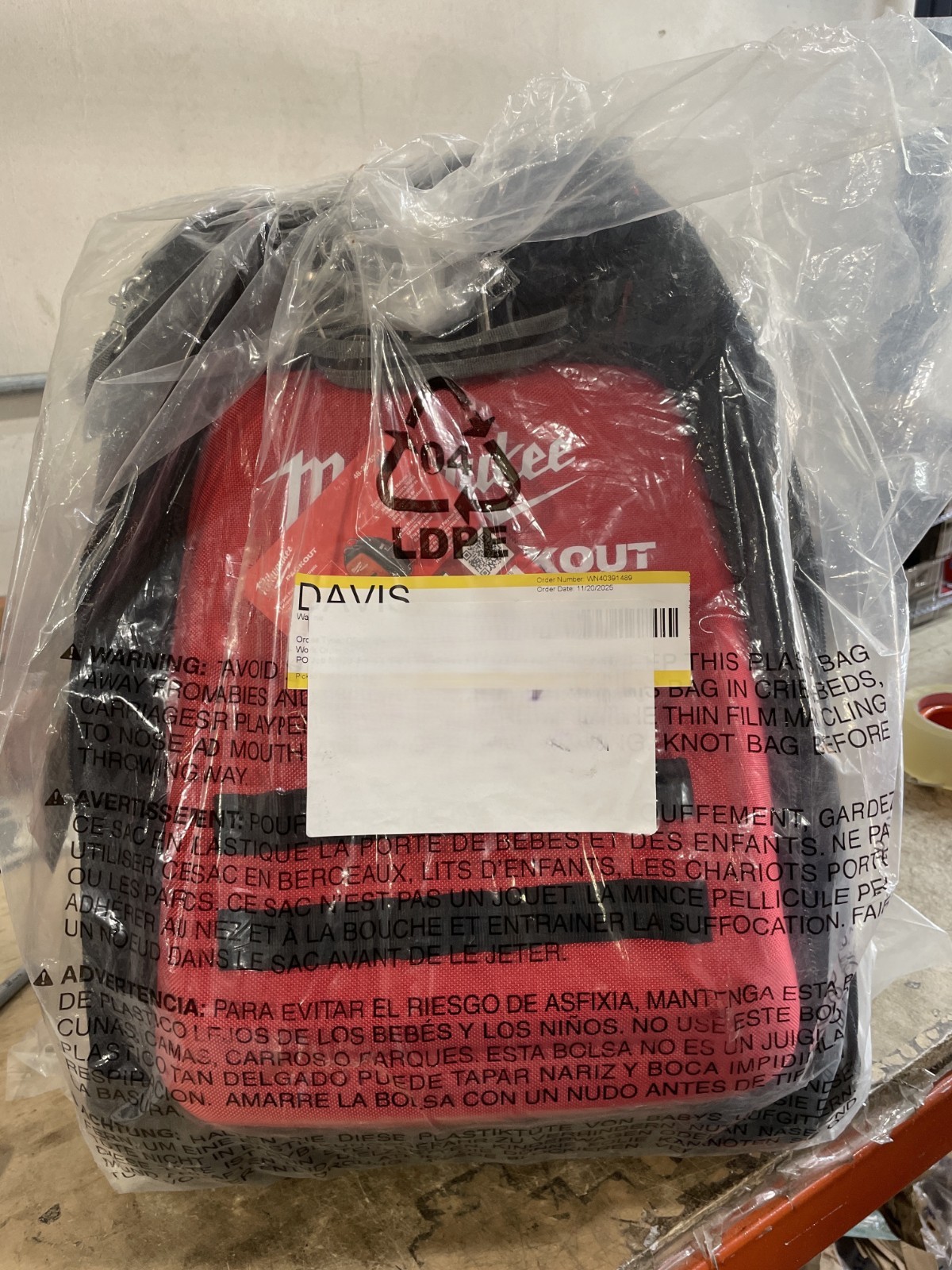 Milwaukee 48-22-8301 PACKOUT Modular Storage System Backpack