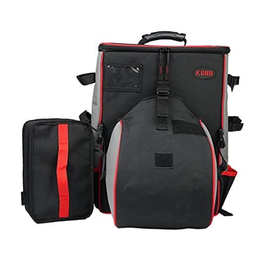 Tool Backpack Welder Backpack with helmet catch , big storage room for