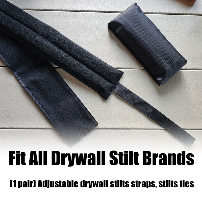 Durability Tear Resistant Drywalls Stilts Strap with Sticker Fastening Safety