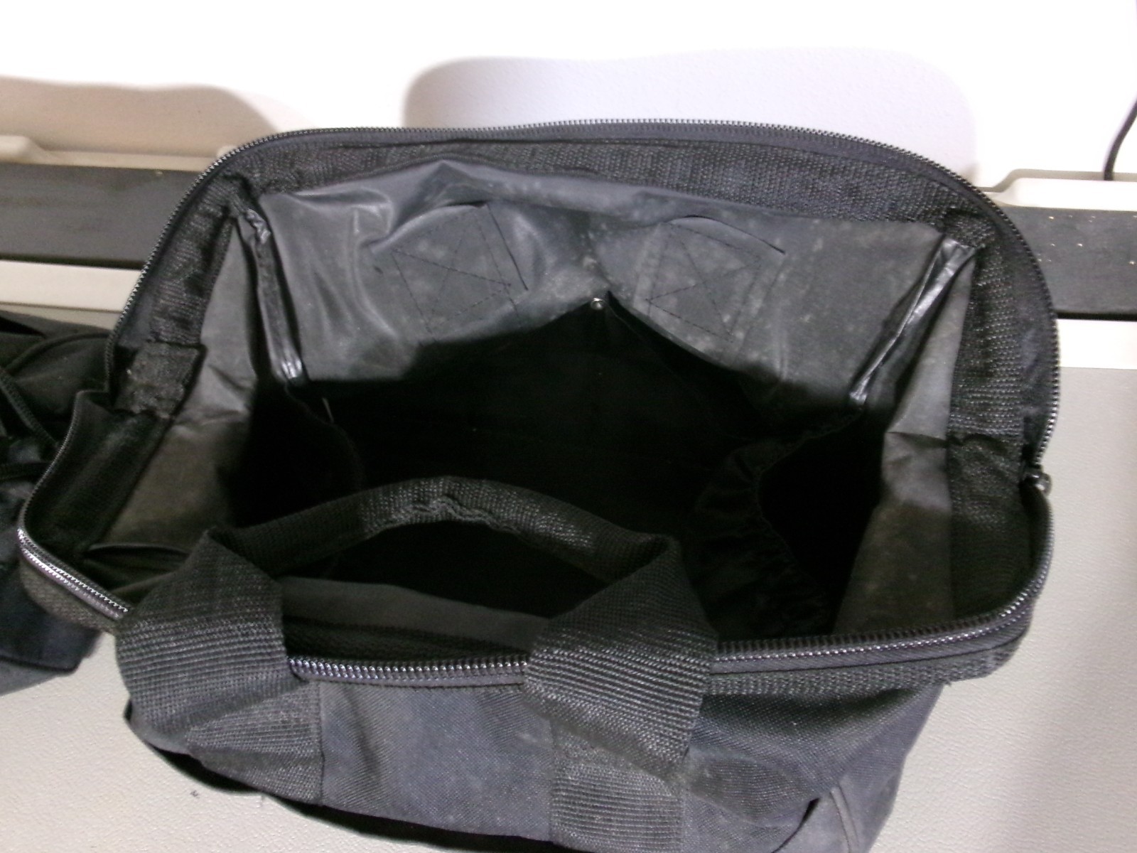 Craftsman Power Tool- Tool Bags-Canvas -Zipper -Black -2 for 1 bid.