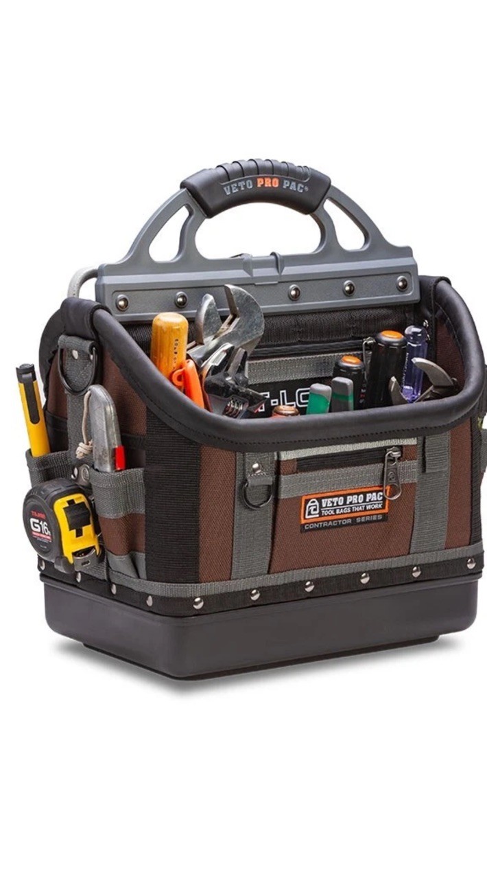 Veto Pro Pac OT-LC Large Open Top Tote Tool Bag