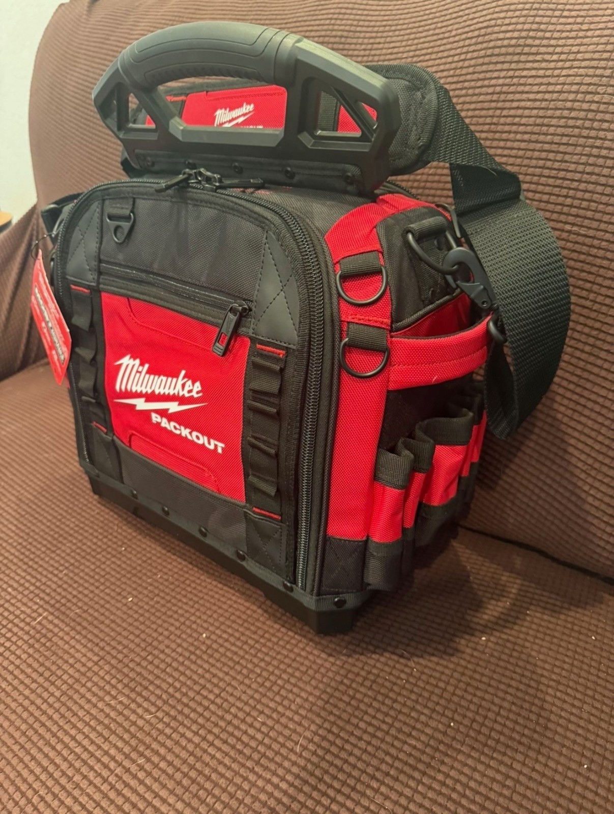 Milwaukee 15in. Black/Red Tool Bag/box