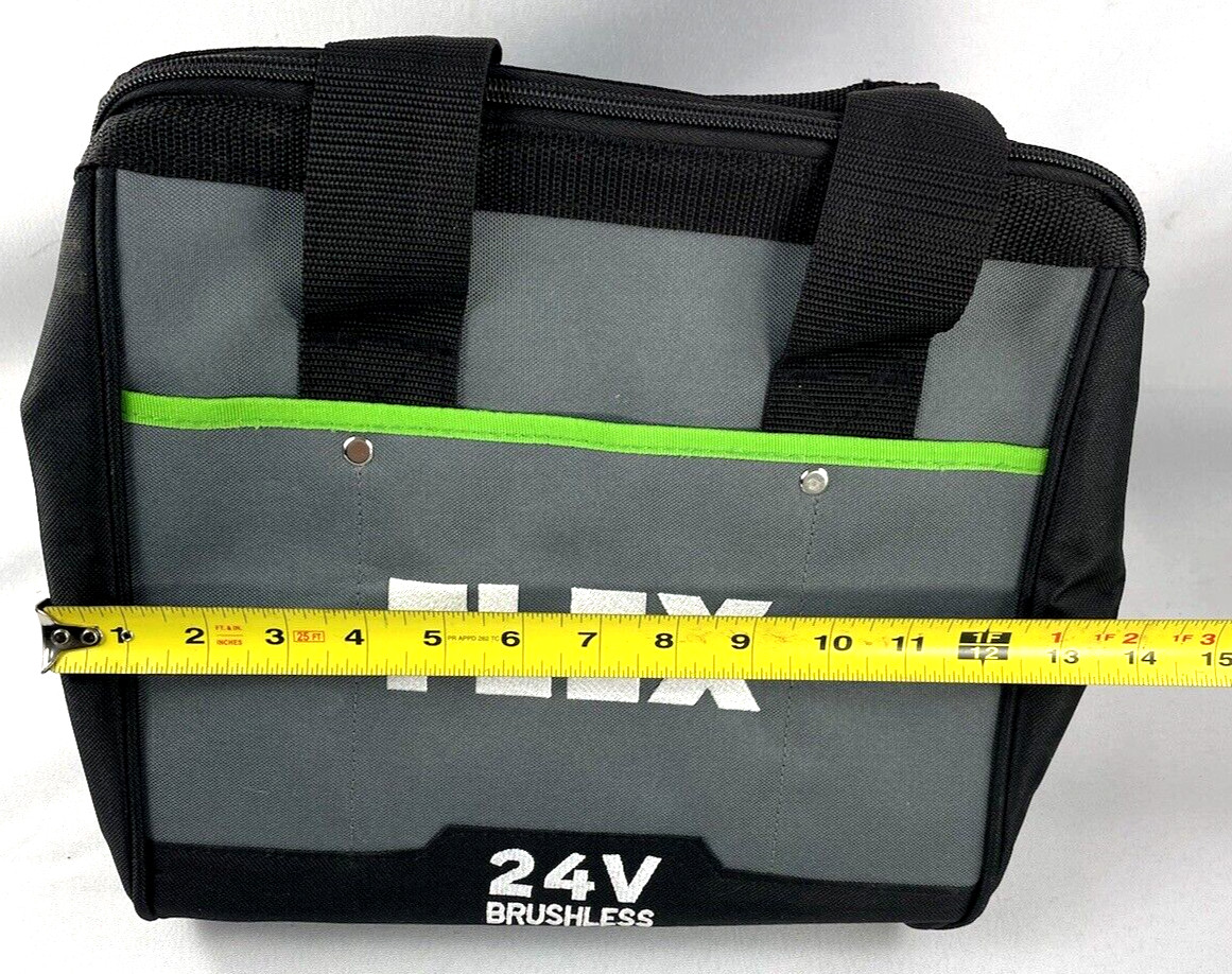 Flex Drill BAG ONLY Canvas Holds 24V Brushless Drill & Impact Driver NEW