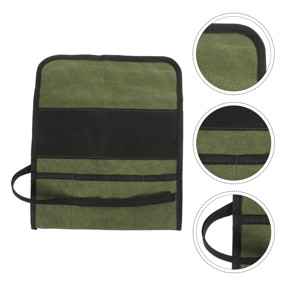 2 Pack Hammer Wrench Storage Bag Tool Roll up Organizer Multi-function