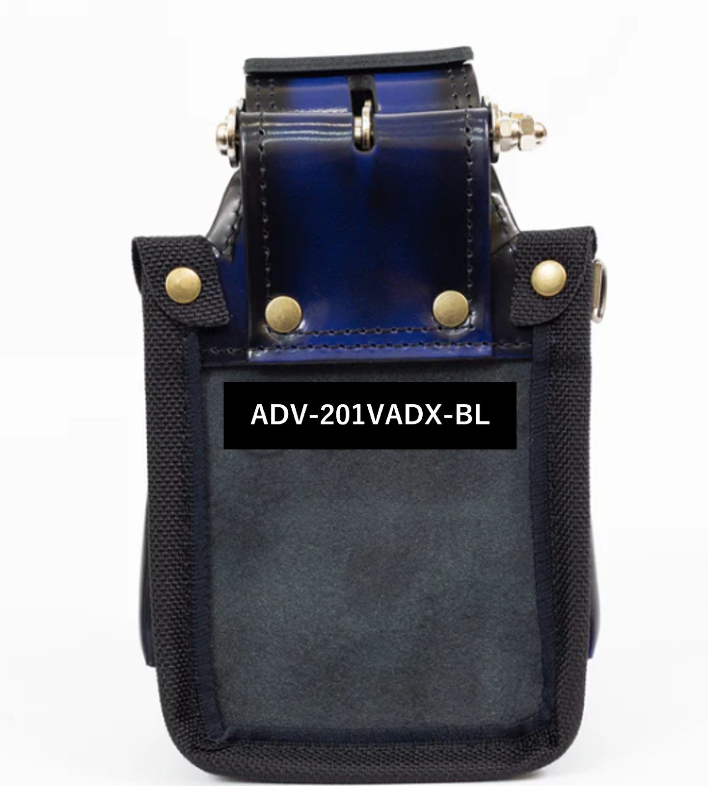 KNICKS [ ADV-201VADX-BL ] BLUE Leather Tool Belt Pouch Japanese Pro Quality